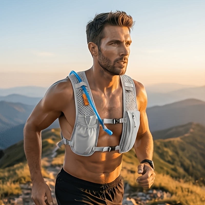Running Gear Vest - Gilet de course respirant léger multi-poches