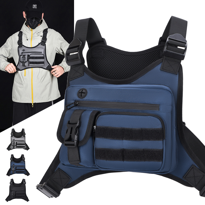 Running Gear Vest - Sac de poitrine tactique pour homme,