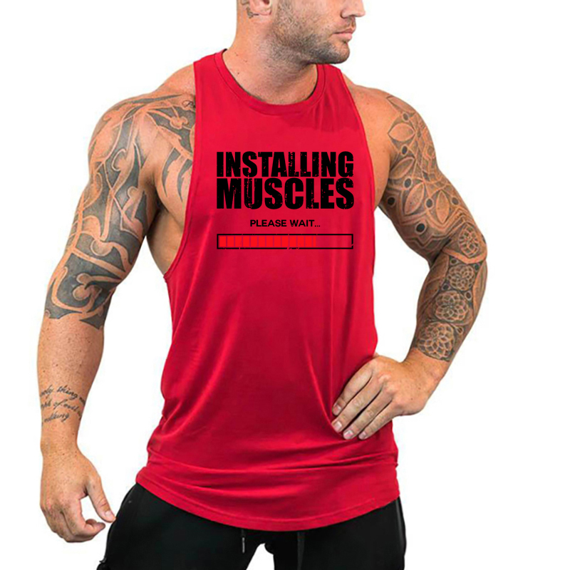 Running Gear Vest - Installation des Muscles, veuillez attendre, gilet