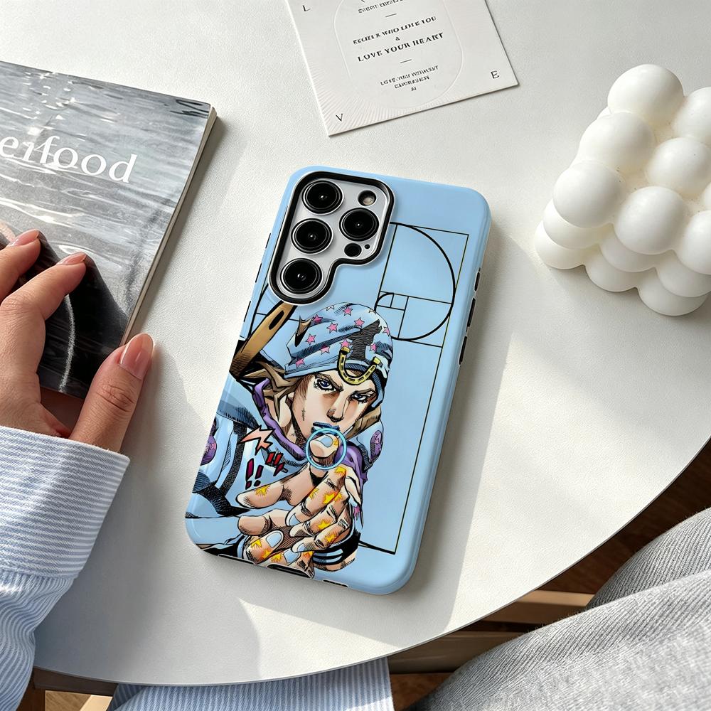 Running Gear Phone Holder - Coque de téléphone Anime J-JOJO Steel
