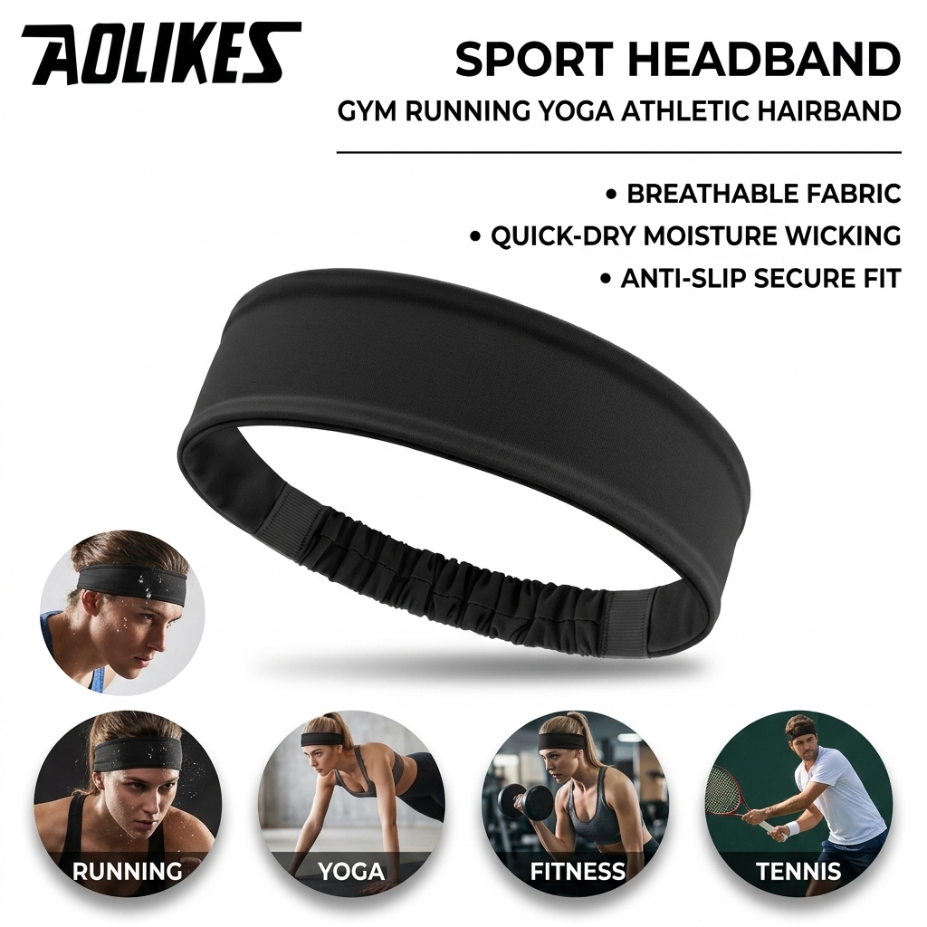 Bandeau de sport en polyester  - Running Gear Gym avis et prix
