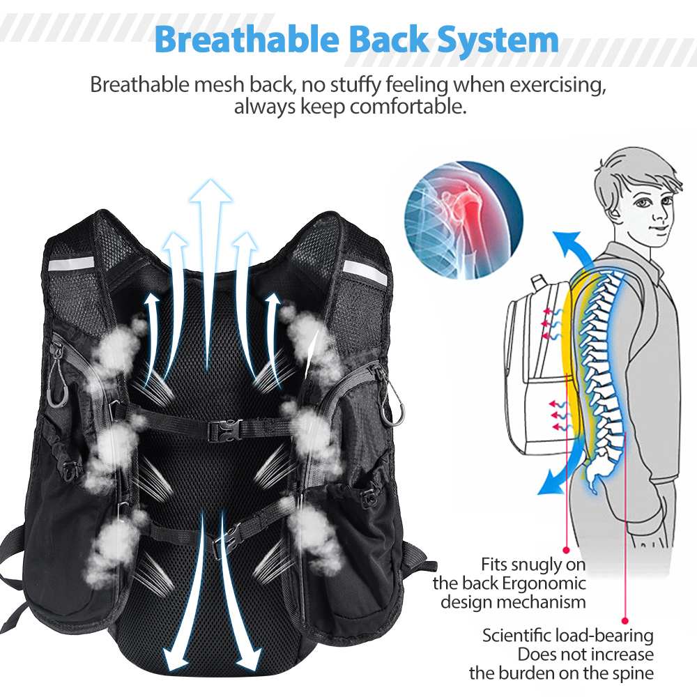 Sac à dos de course avec sac d - Running Gear Vest avis et prix