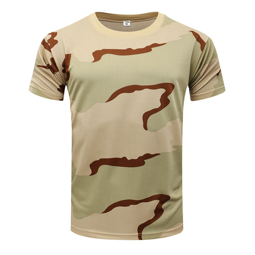 T-shirt camouflage à manches c - Running Gear Gym avis et prix
