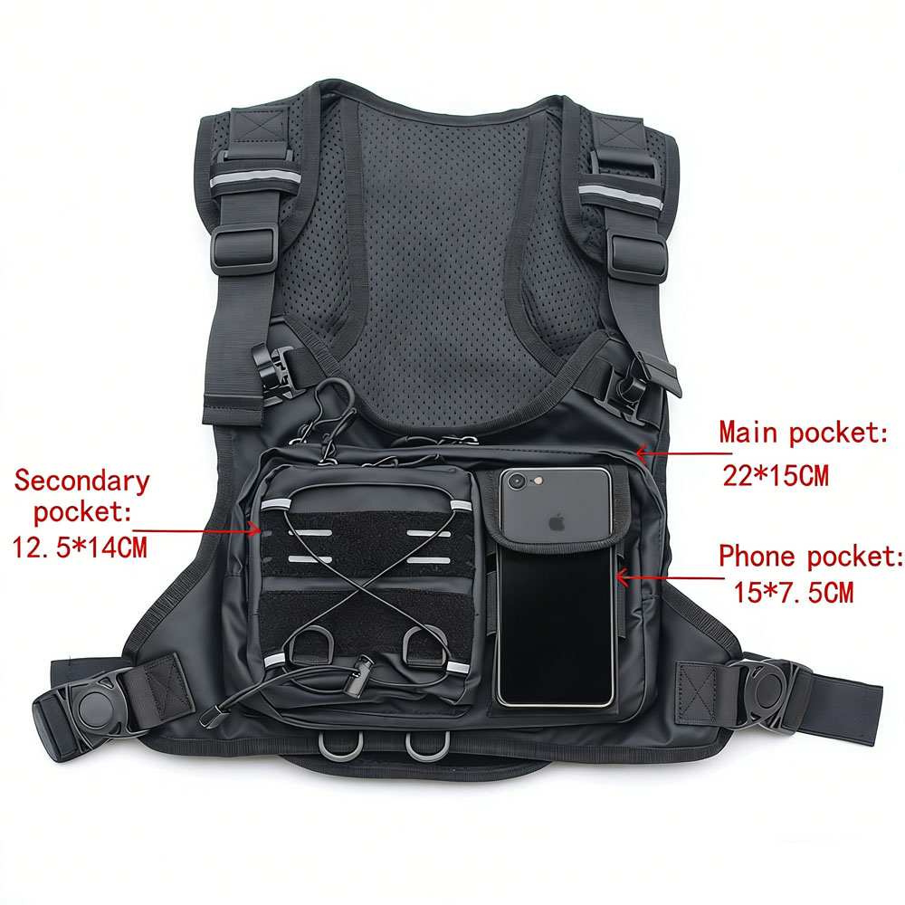 Sac de poitrine tactique avec  - Running Gear Bag For Men avis et prix